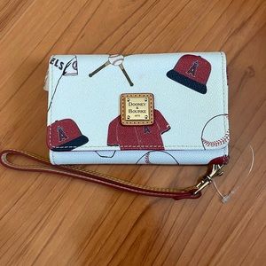Dooney & Bourke MLB Anaheim Angels cell phone wallet
